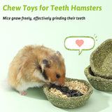 Premium Timothy Hay Chew Bowls - Edible Treats for Rabbits