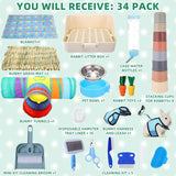 Rabbit Starter Kit Bunnies (Style 1, Blue)