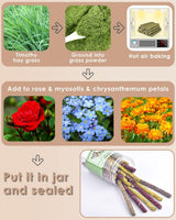 Natural Flower Chew Sticks for Rabbit