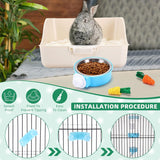 Rabbit Starter Kit Bunnies (Style 1, Blue)