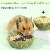 Premium Timothy Hay Chew Bowls - Edible Treats for Rabbits