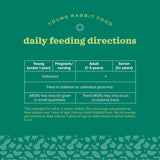 Young Rabbit Food - High-Fiber Pellets for Young Rabbits