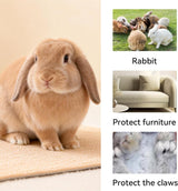 Rabbit Scratching Pad - Cuttable Self-Adhesive Mat for Rabbit