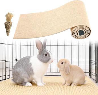 Rabbit Scratching Pad - Cuttable Self-Adhesive Mat for Rabbit
