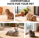 Rabbit Scratching Pad - Cuttable Self-Adhesive Mat for Rabbit