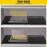2-Story Indoor/Outdoor Rabbit Hutch with Leakproof Trays and Mobility Wheels for Rabbit
