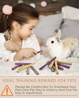 Natural Flower Chew Sticks for Rabbit