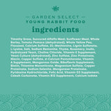 Young Rabbit Food - High-Fiber Pellets for Young Rabbits