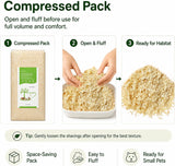 Natural Aspen Wood Pet Bedding - Low Dust, Ultra Absorbent for Small Animals