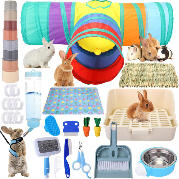 Rabbit Starter Kit Bunnies (Style 1, Blue)