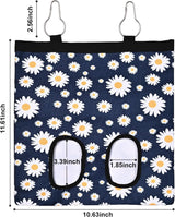 Washable Hay Feeder Bag for Rabbit (Blue Flower )