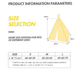 Portable Pet Tent House for Rabbit - Cushioned Teepee
